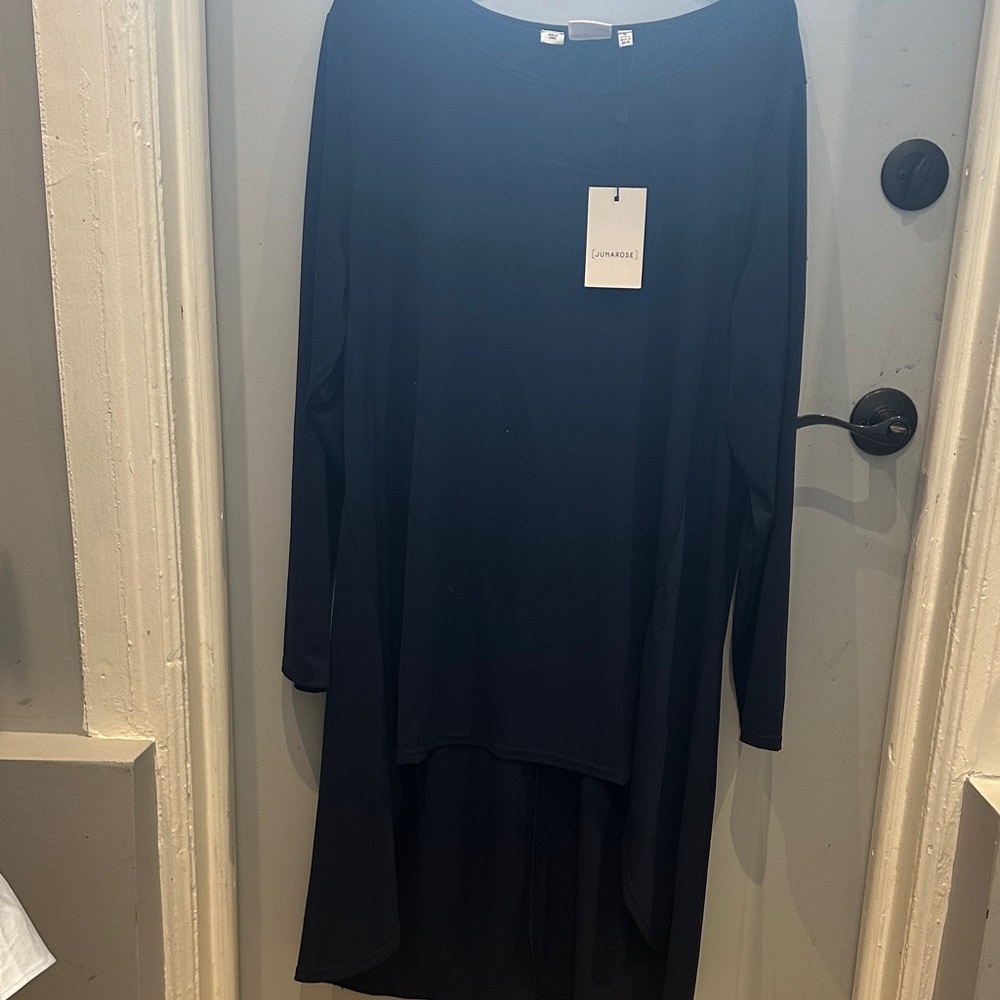 Chic Juna Rose dark blue Long Sleeve Dress